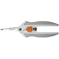 Fiskars Tijeras multiuso Softgrip- con Micro-Tip- Longitud 13 cm- Hoja de acero inoxidable-Mangos de plástico- Blanco…
